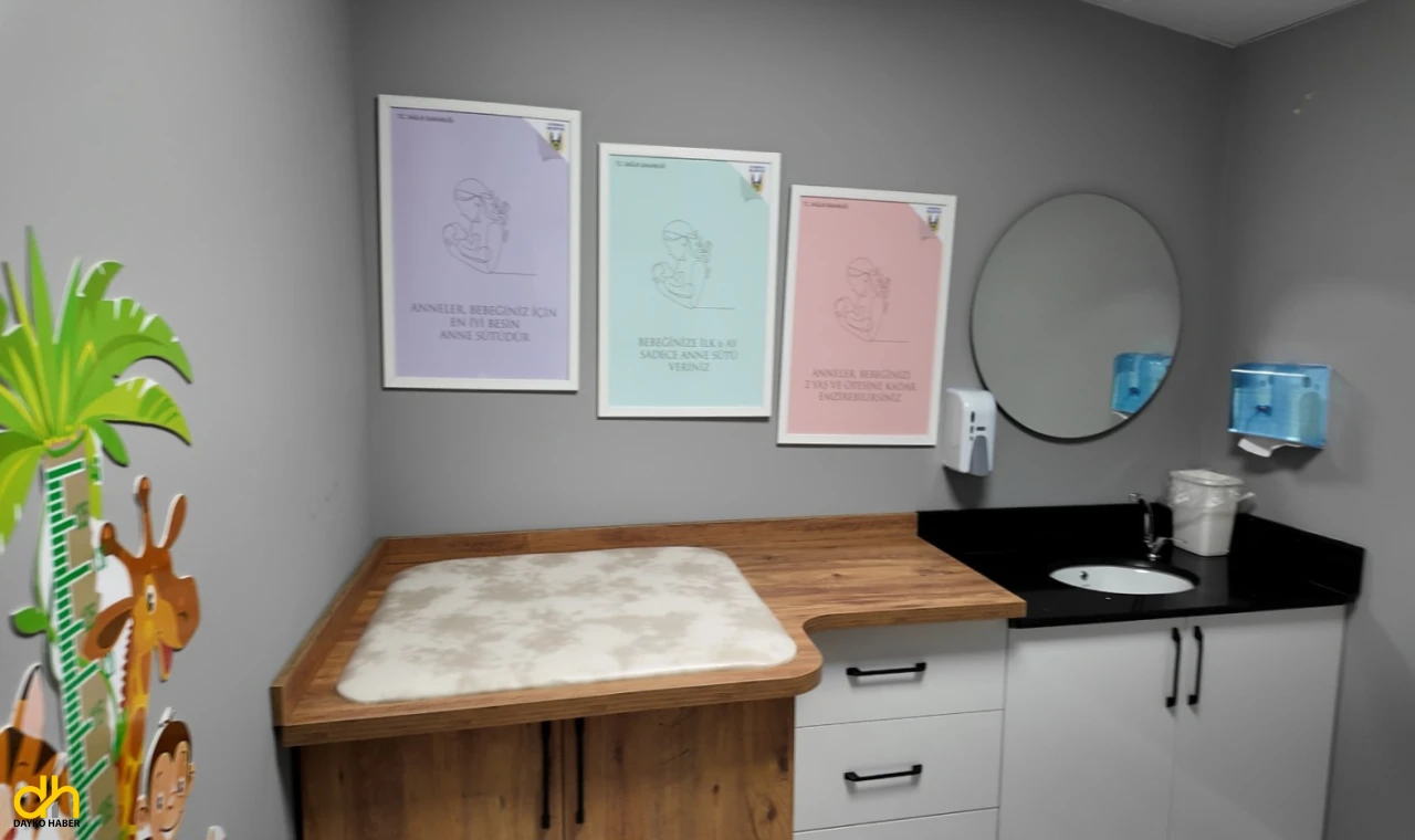 Zübeyde Hanım Parkı’na Bebek Bakım Odası kazandırıldı