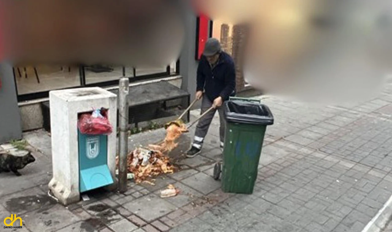 Atıklarını yola döken işletmeye 30 bin lira ceza