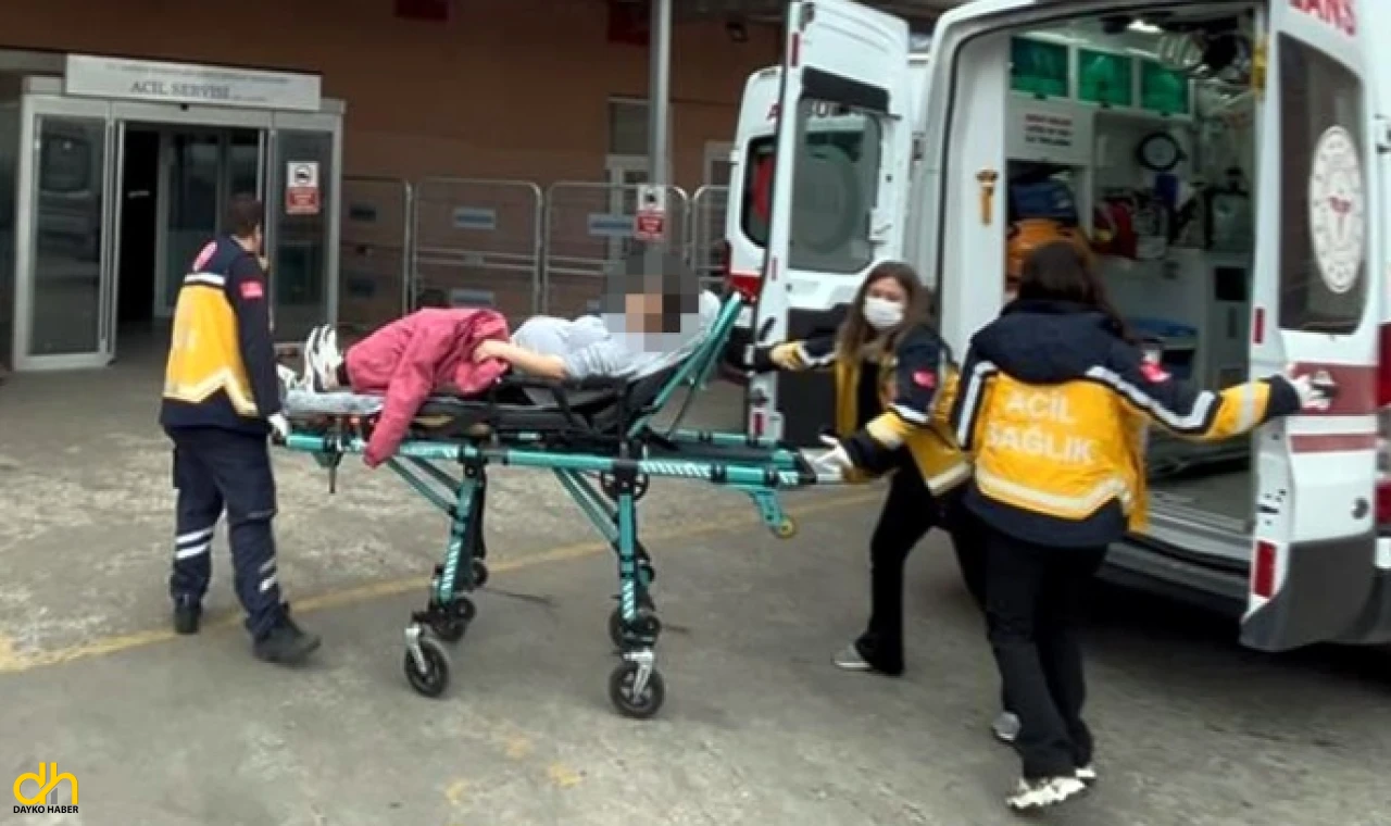 Otomobilin çarptığı yaya yaralandı