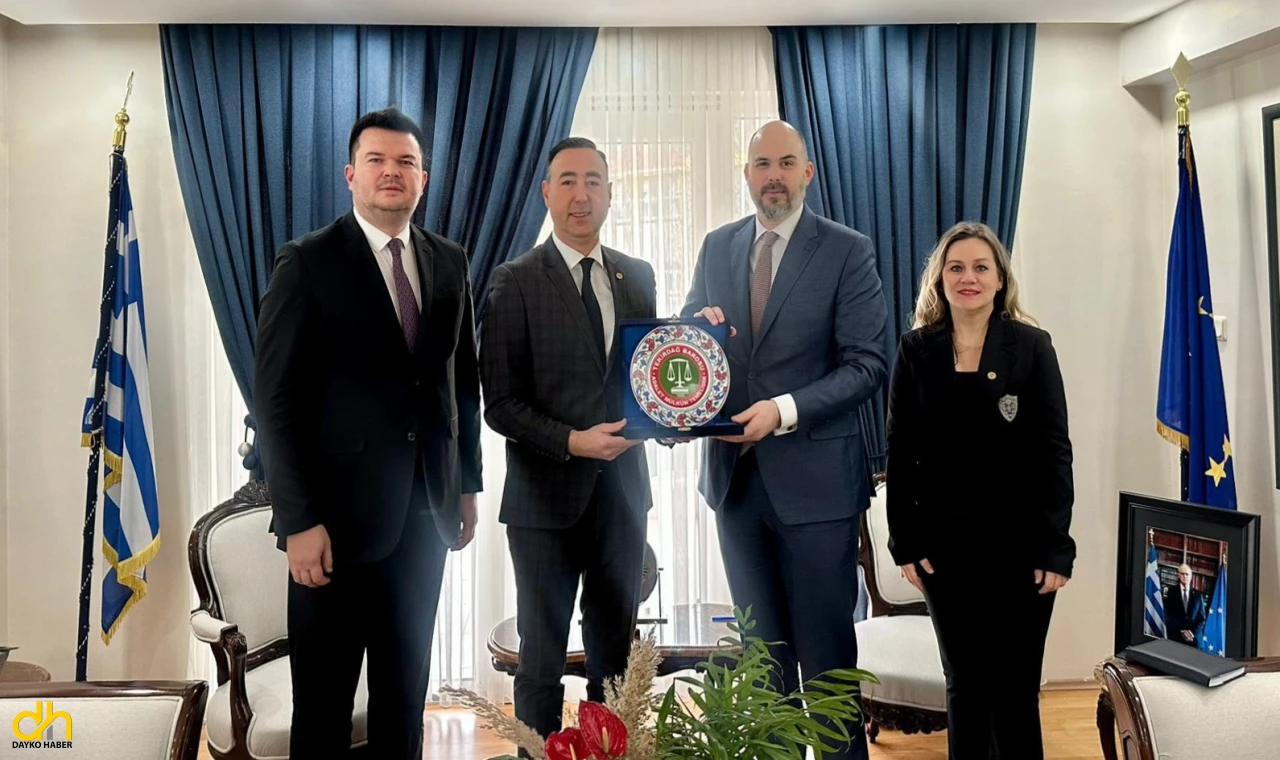 Tekirdağ Barosu’ndan Başkonsolos ve Gümrük Müdürlüğü'ne ziyaret