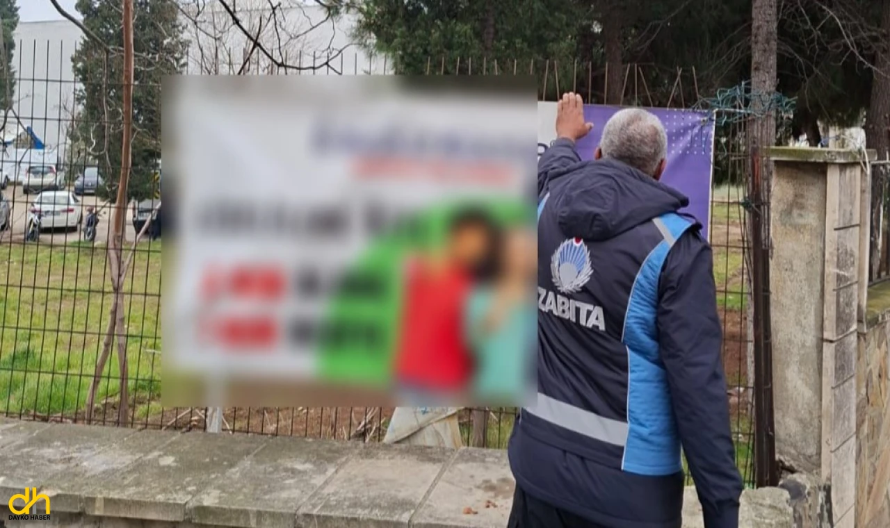 Zabıta ekiplerinden görüntü kirliliğine geçit yok