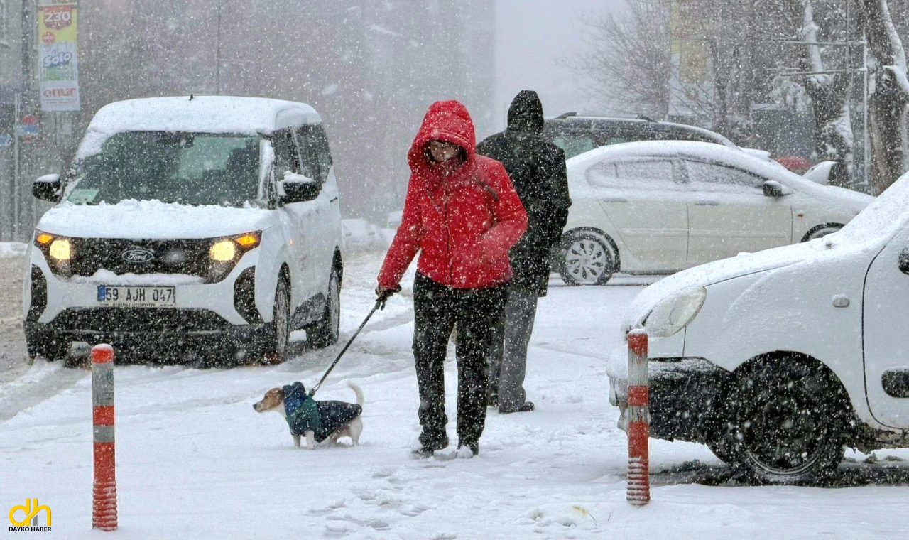 Kar yağışı nedeniyle okullar tatil edildi