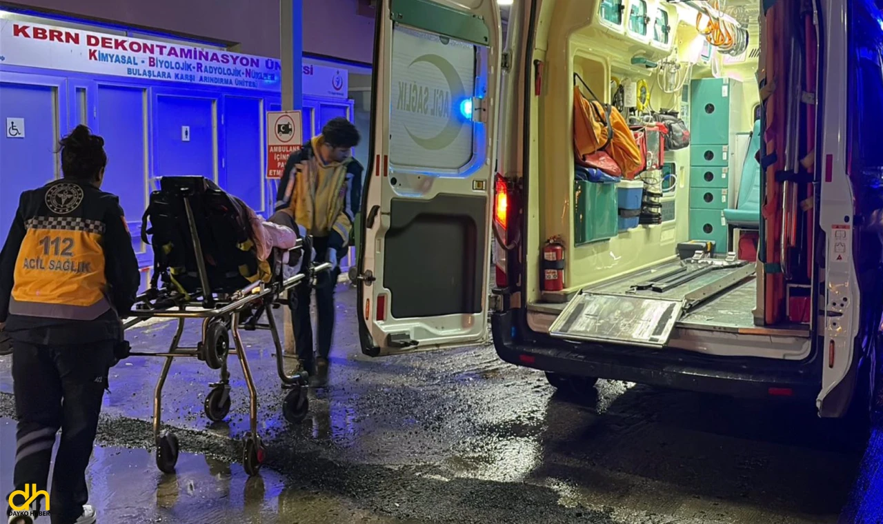 Şantiyede başına matkap düşen işçi ağır yaralandı