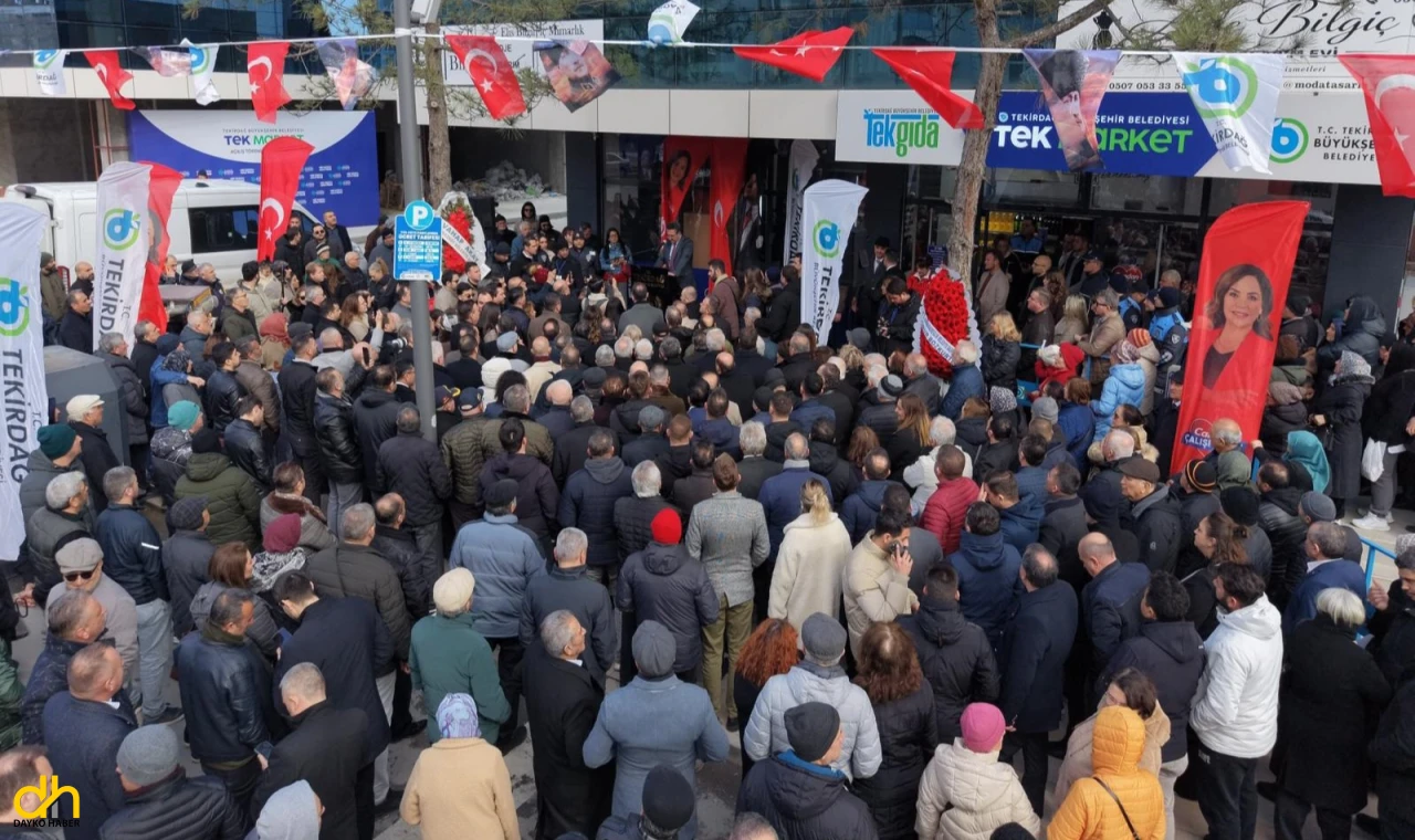 TEK Market'in ikinci şubesi Çerkezköy’de açıldı
