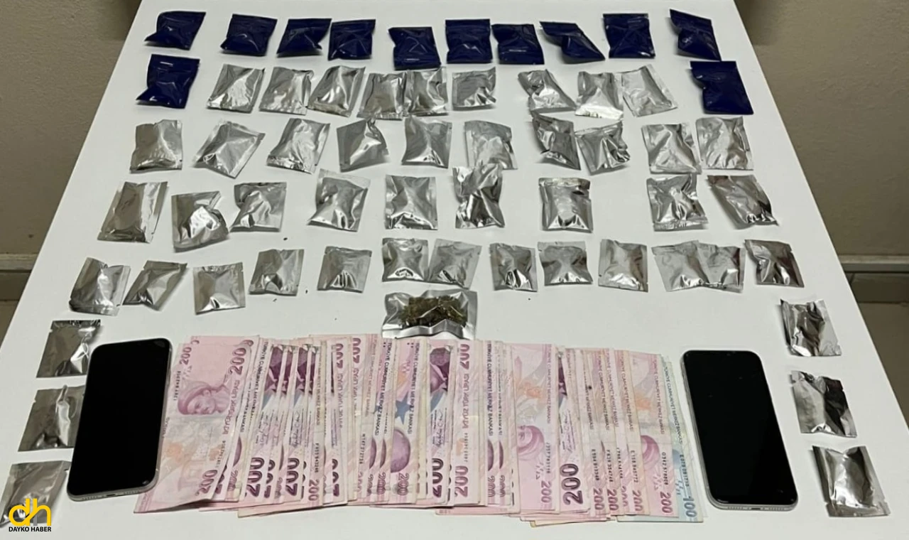 Uyuşturucu operasyonunda 2 kişi tutuklandı