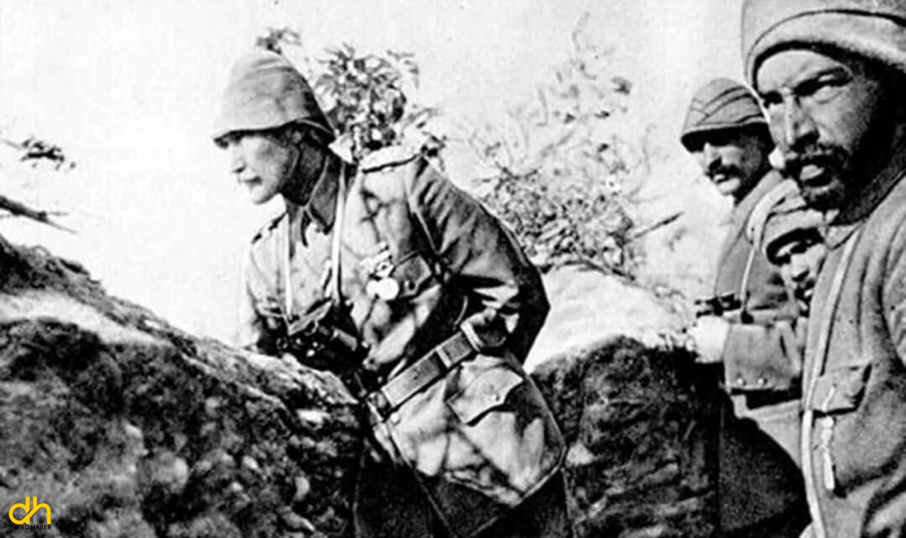 Atatürk, 18 Mart’ta denetime giderken bombardımana yakalanmış