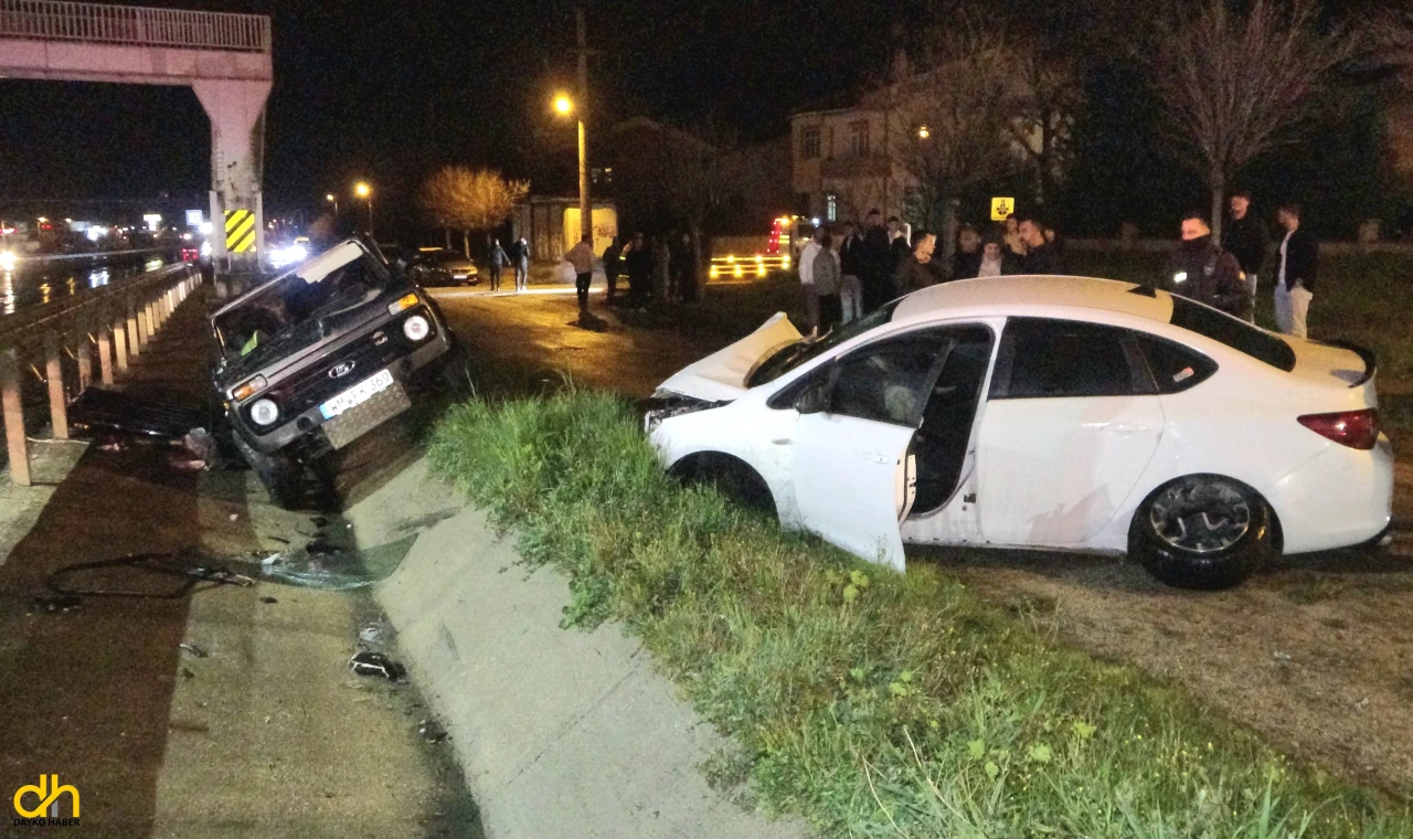 Cip ile otomobil çarpıştı, araçtaki kedi kayıplara karıştı