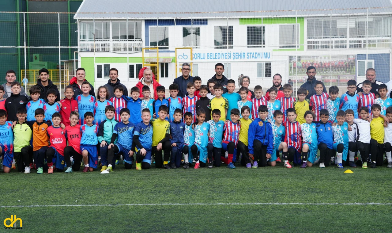 Çorlu’da ara tatil futbolla şenlendi