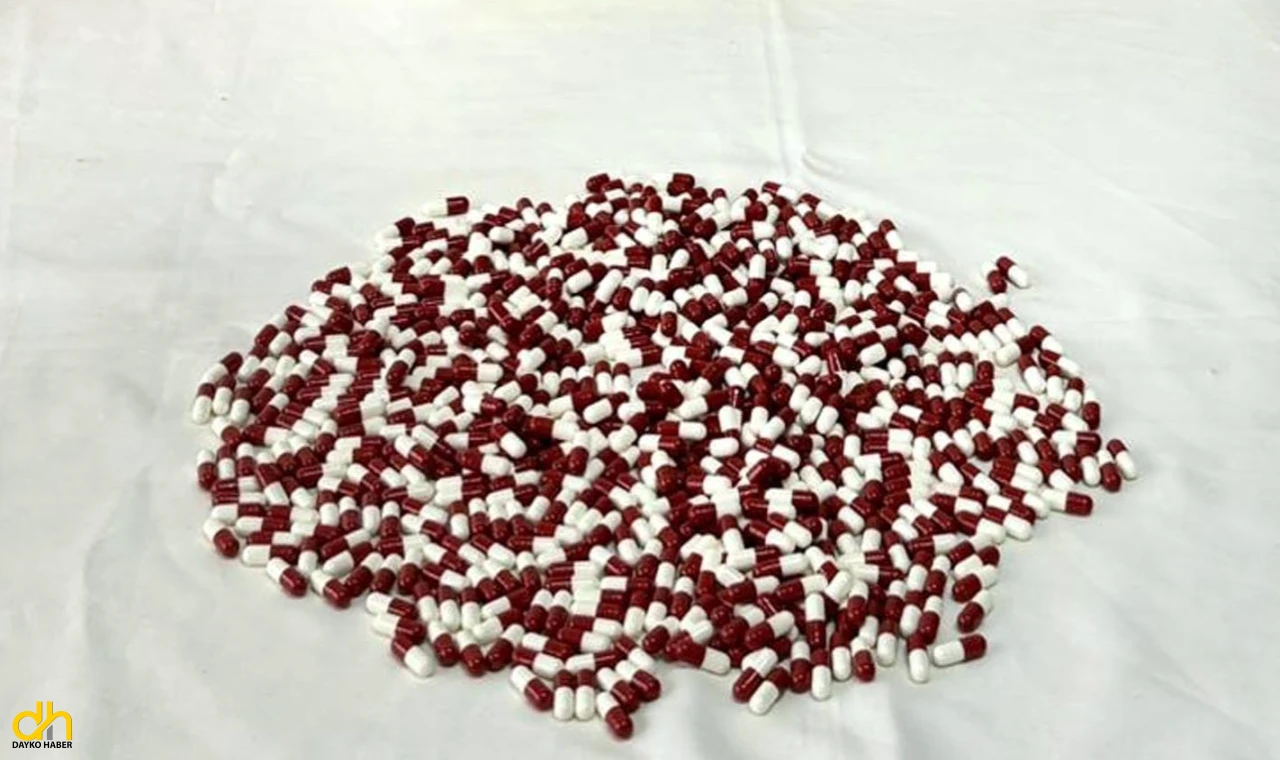 Operasyonda uyuşturucu hap ele geçirildi