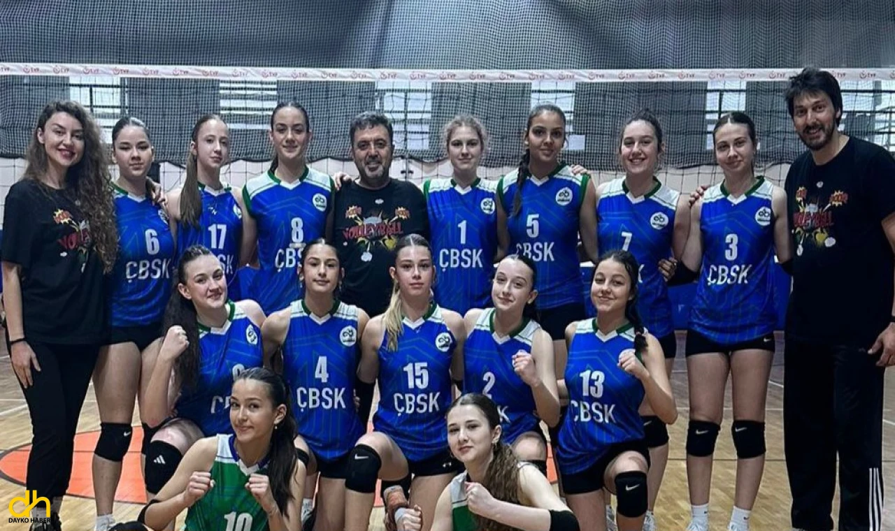 ÇBSK`nın Küçük Kızları Namağlup Türkiye Şampiyonası’nda