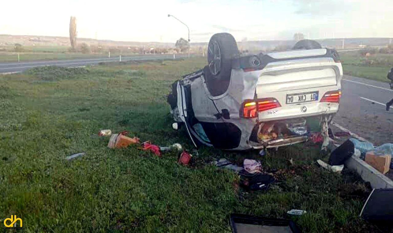 İki otomobilin çarpıştığı kazada 1 kişi yaşamını yitirdi