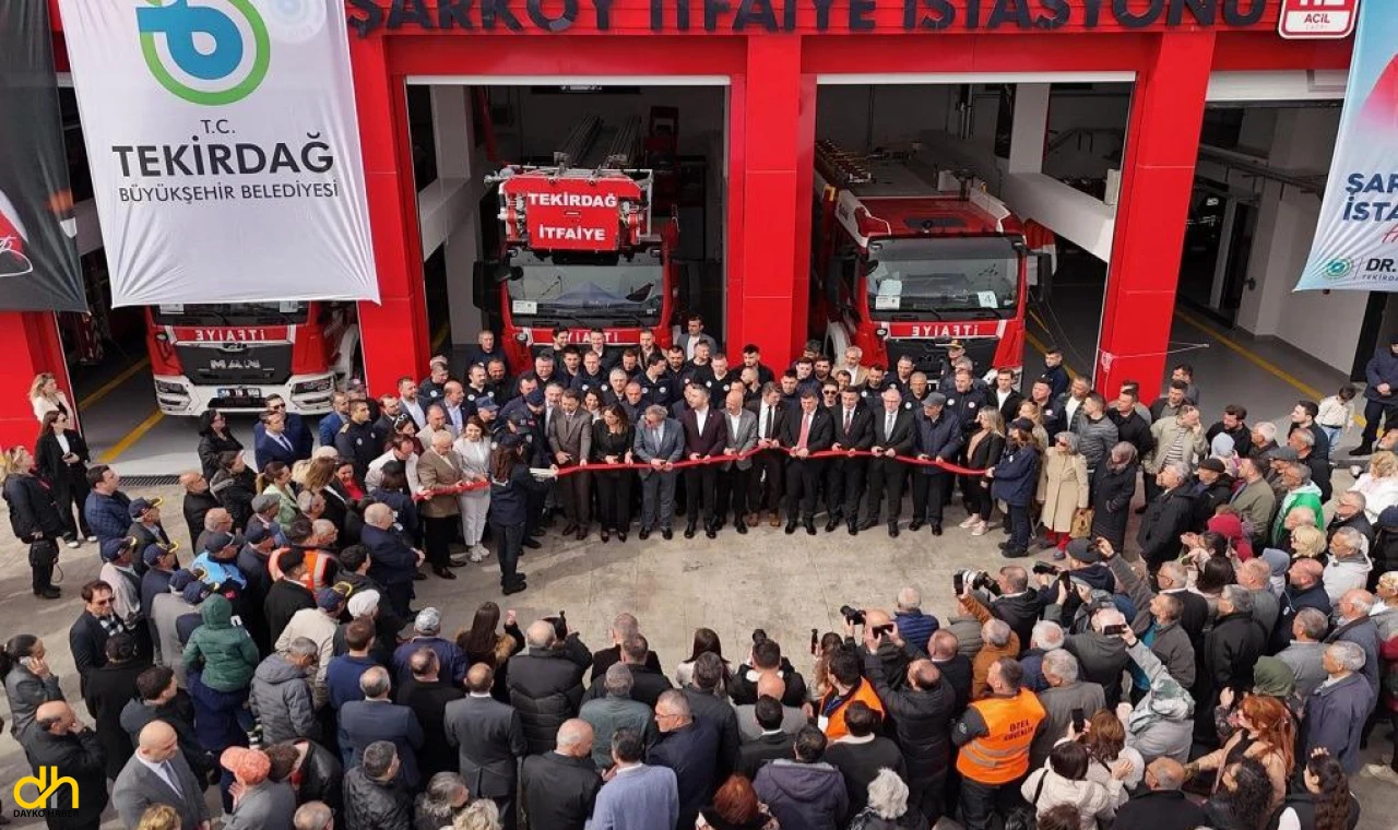 Şarköy Modern İtfaiye İstasyonu Açıldı