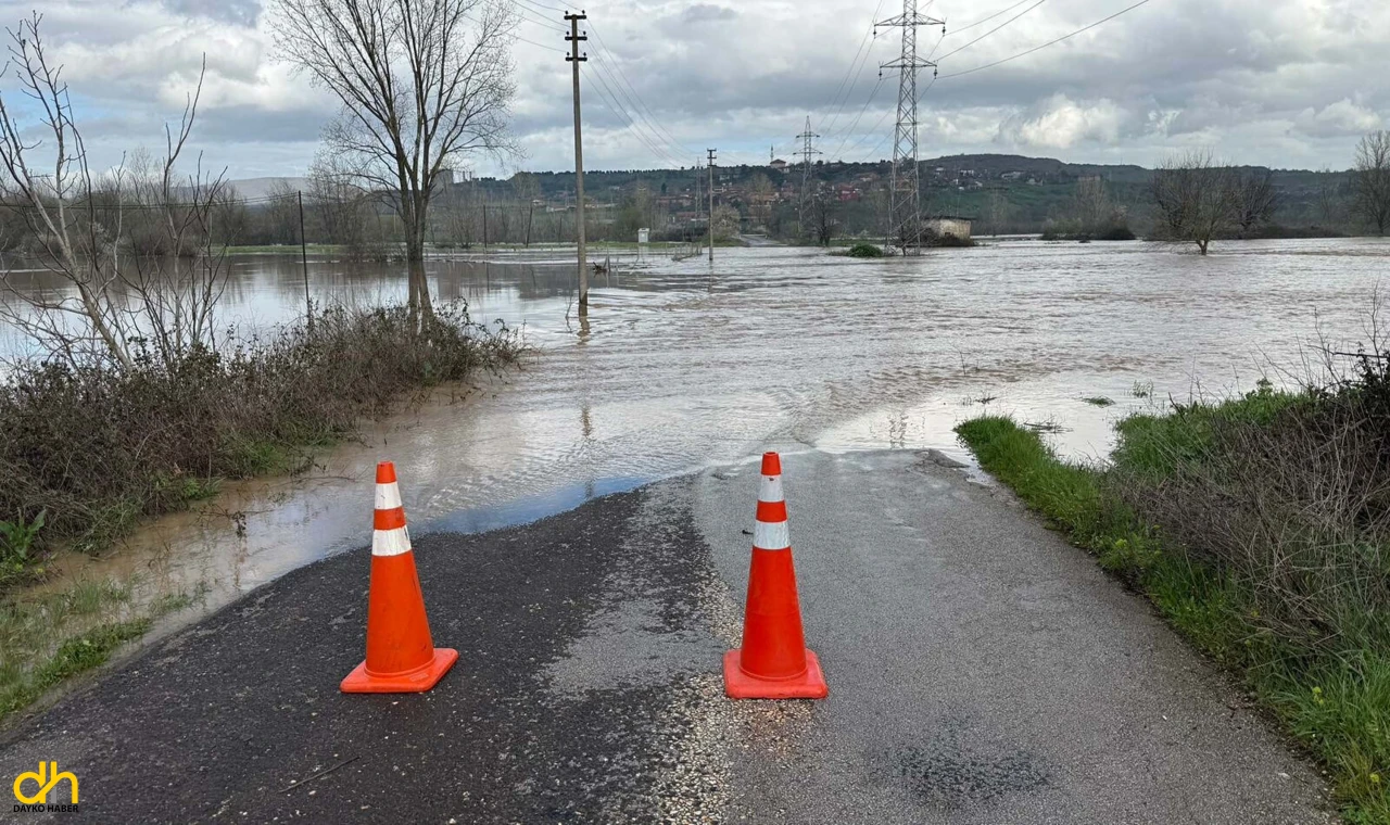 Taşkın nedeniyle tarım arazileri sular altında kaldı