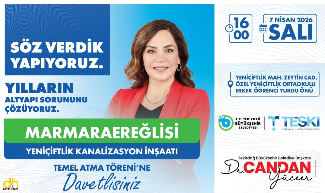 Yeniçiftlik Kanalizasyon Projesinin Temeli Atılıyor