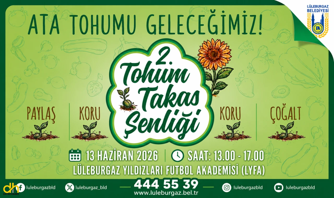 Lüleburgaz Belediyesinden 2. Tohum Takas Şenliği