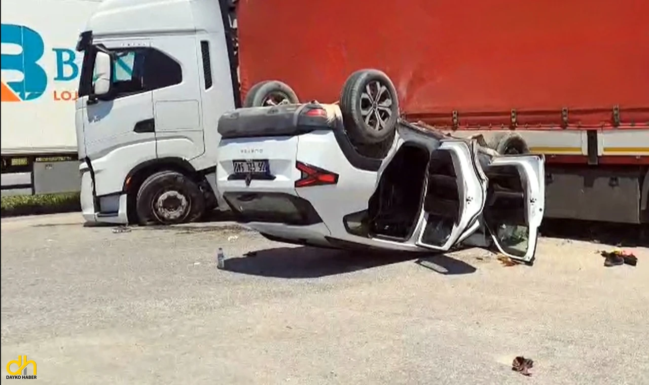 TIR'la çarpışan otomobil sürücüsü yaşamını yitirdi