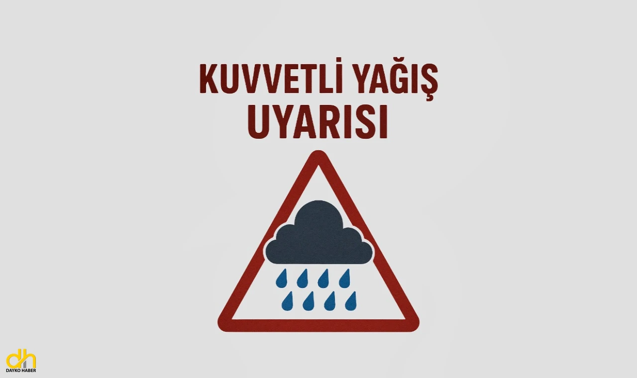 Meteoroloji'den, Trakya için ‘kuvvetli yağış’ uyarısı