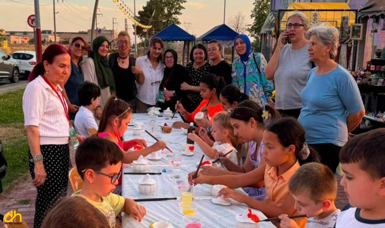Üreten Kadın Meydanı’nda ‘Dekoratif Obje Boyama’ etkinliği