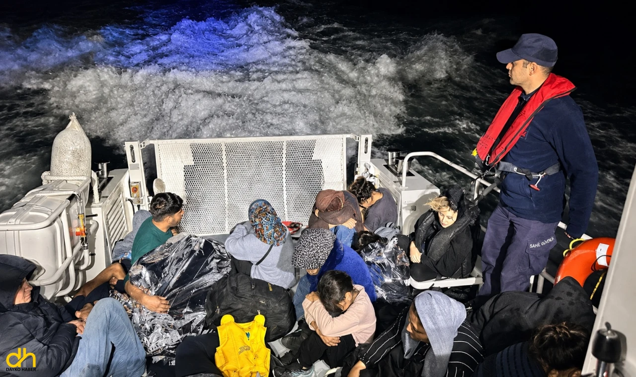 41 kaçak göçmen yakalandı