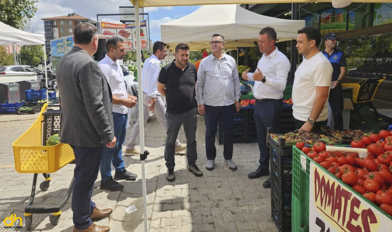 Başkan'dan marketlere inceleme