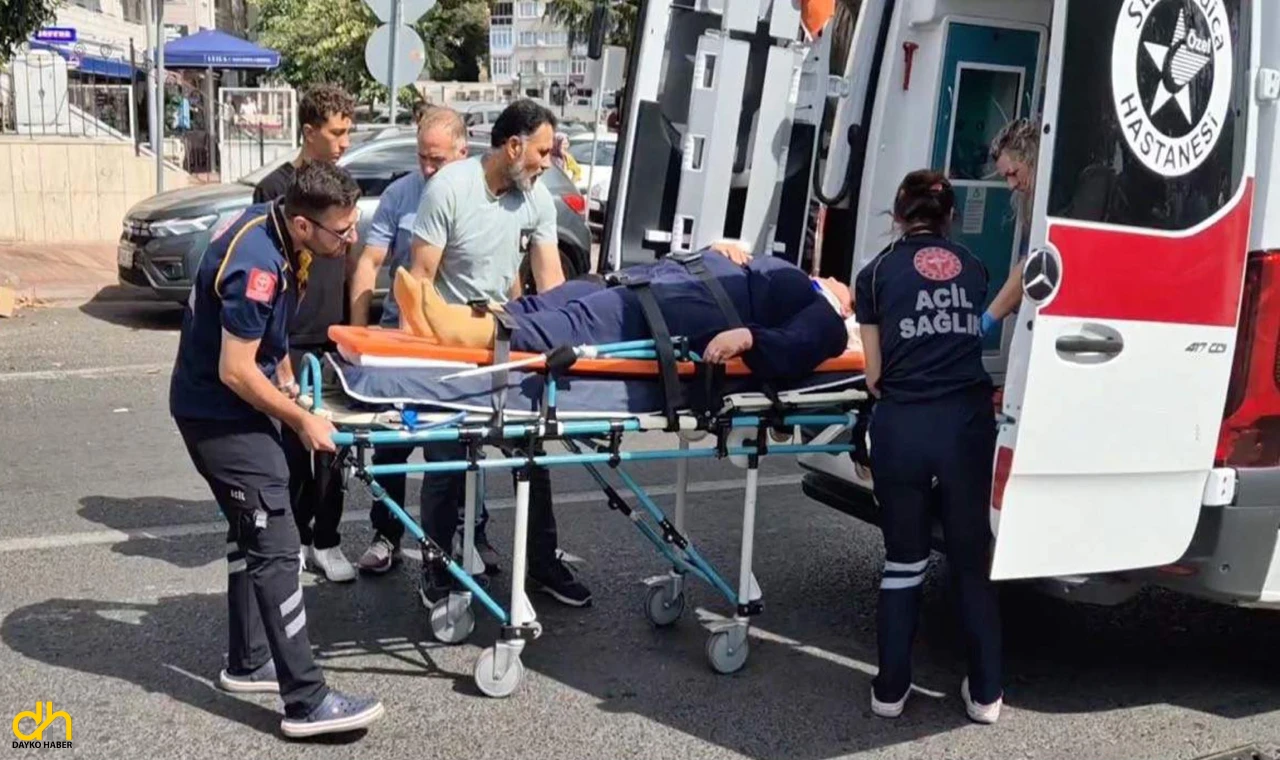 Otomobilin çarptığı yaya yaralandı