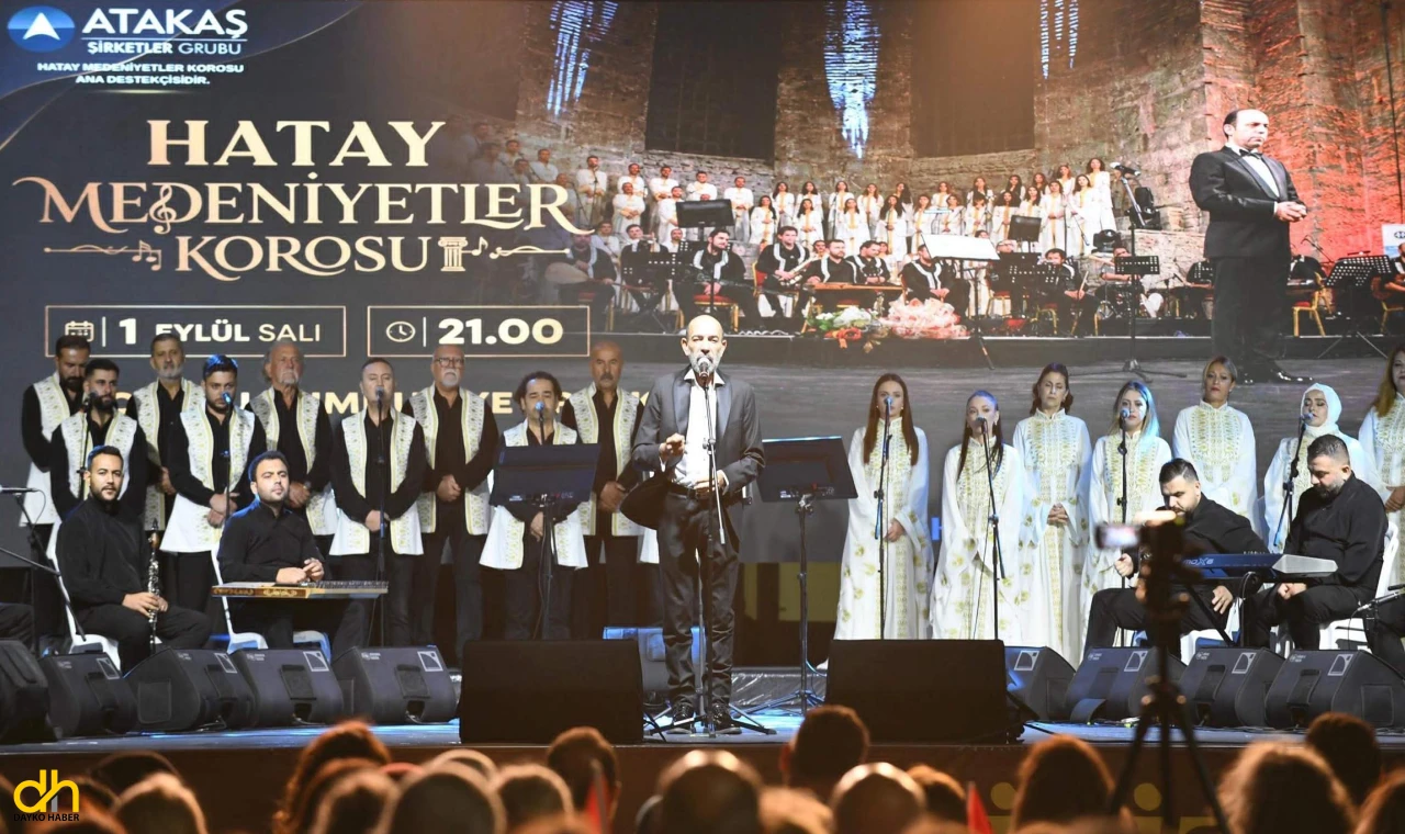Hatay Medeniyetler Korosu'ndan muhteşem konser