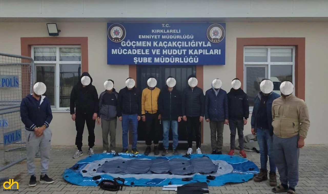 7 kaçak göçmen yakalandı; 3 organizatör tutuklandı