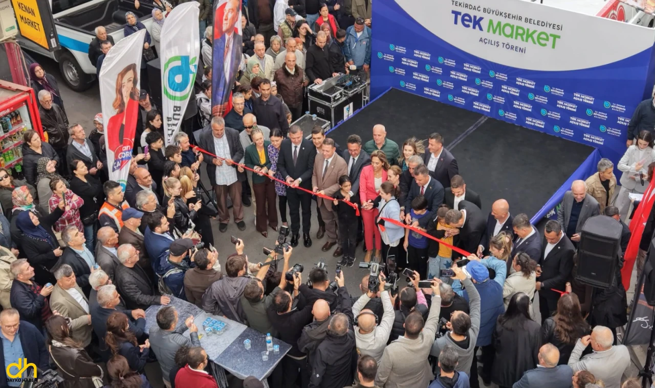 Büyükşehirden Çorlu’ya İki TEK Market Birden