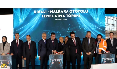 Kınalı-Malkara Otoyolu'nun Temeli Atıldı