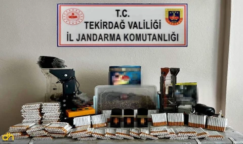 Tekirdağ’da 21 Bin Makaron Ele Geçirildi