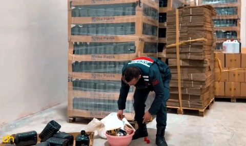 Tekirdağ’da 27 Bin 800 Litre Etil Alkol Ele Geçirildi