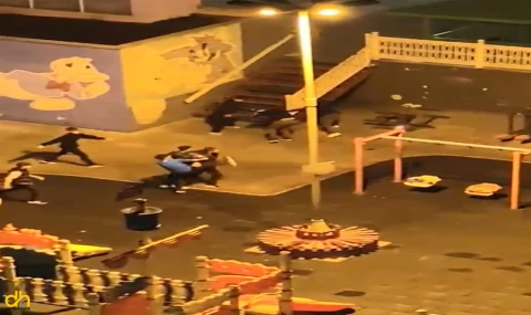 Çocuk Parkındaki Kavga Kameralara Yansıdı