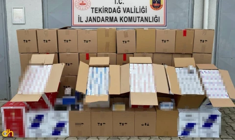 Kapaklı’da 551 Bin Makaron Ele Geçirildi