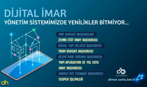 Çorlu'da Dijital İmar ile inşaatta yeni bir dönem başladı