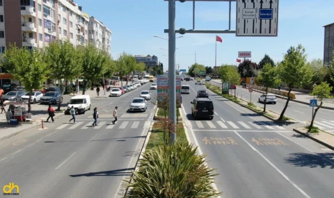 Çorlu’da dron destekli trafik denetimi