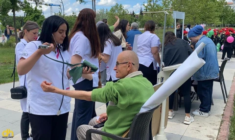 Çorlu'da 'Sağlık İçin Hareket Et' etkinliği düzenlendi