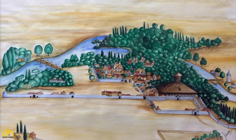 Edirne Sarayı’nın 17’nci yüzyıldaki halini gösteren gravür İsviçre’de bulundu