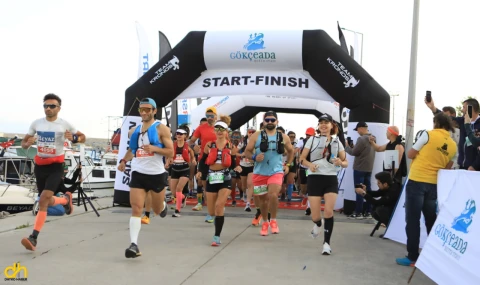 Gökçeada Ultra Trail koşusu tamamlandı