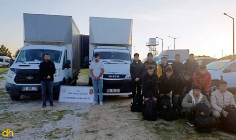 Kırklareli'nde 110 kaçak göçmen yakalandı
