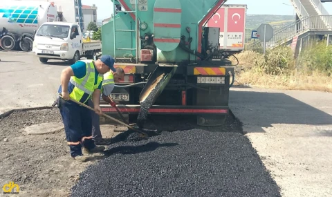 Süleymanpaşa Belediyesi, yol çalışmalarına devam ediyor