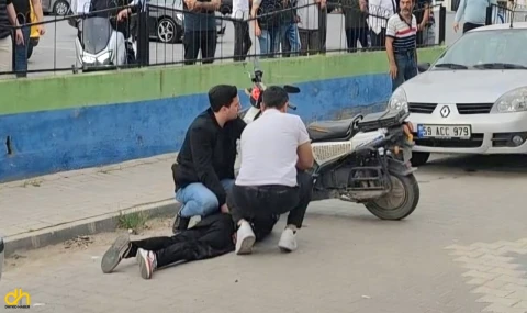 Takiple yakalanan motosiklet sürücünün arandığı ortaya çıktı