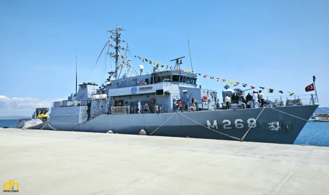 TCG Akçakoca mayın gemisi ziyarete açıldı