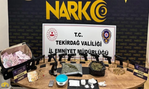 Uyuşturucu ve silah operasyonunda 2 kişi tutuklandı