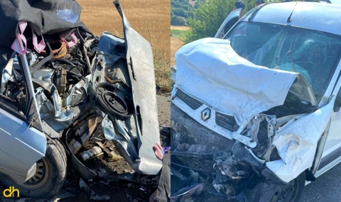 Anne ve oğlu kazada yaşamını yitirdi