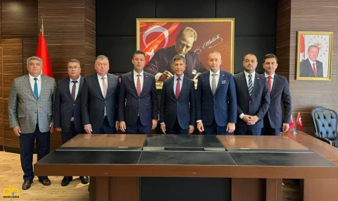 Başkan Sarıkurt’tan, Kaymakam Erten’e hayırlı olsun ziyareti