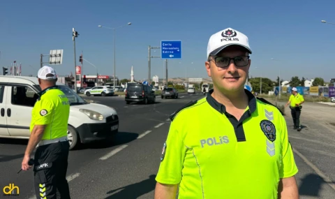 Bayram tatilinde günlük 60 bine yakın araç geçişi