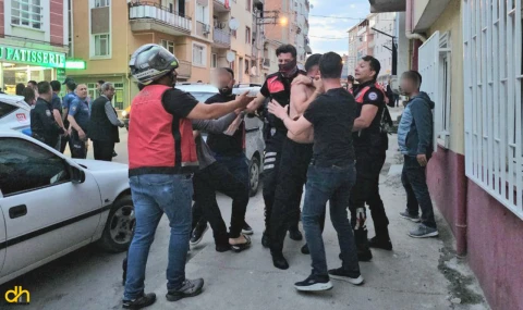 Bıçak ve sopaların kullanıldığı kavgada 5 yaralı, 10 gözaltı