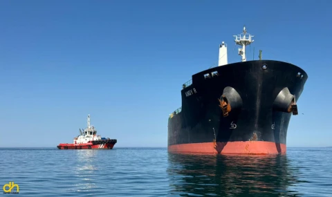 Karaya oturan gemiyi kurtarma çalışmaları devam ediyor