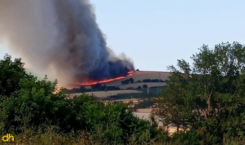 Malkara’da 200 dönüm buğday tarlası yandı