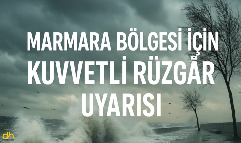 Meteorolojiden kuvvetli rüzgâr uyarısı